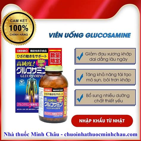 ORIHIRO GLUCOSAMINE Hỗ trợ sức khỏe xương khớp tuyệt vời từ Nhật Bản ...