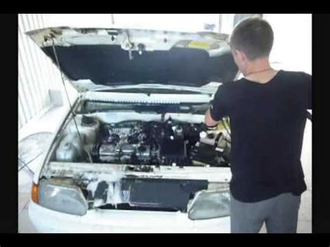 Мойка двигателя 2114 - YouTube