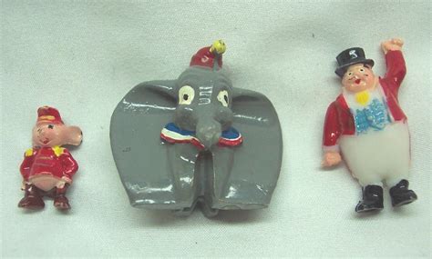 Vintage 1960s Walt Disney Marx Disneykins Dumbo Toy Figure Lot Timothy