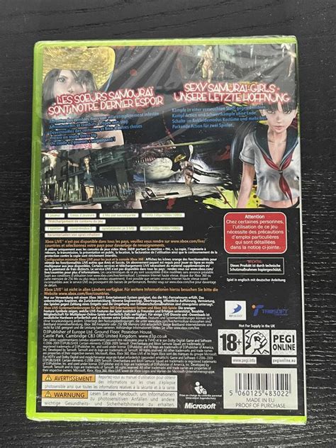 Microsoft Xbox Onechanbara Bikini Samurai Squad Xbox Sealed Pal Game Video Game