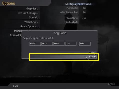 Call Of Duty How To Add Key Code