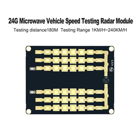 24g Millimeter Wave Vehicle Speed Measurement Radar Sensor Module Hlk