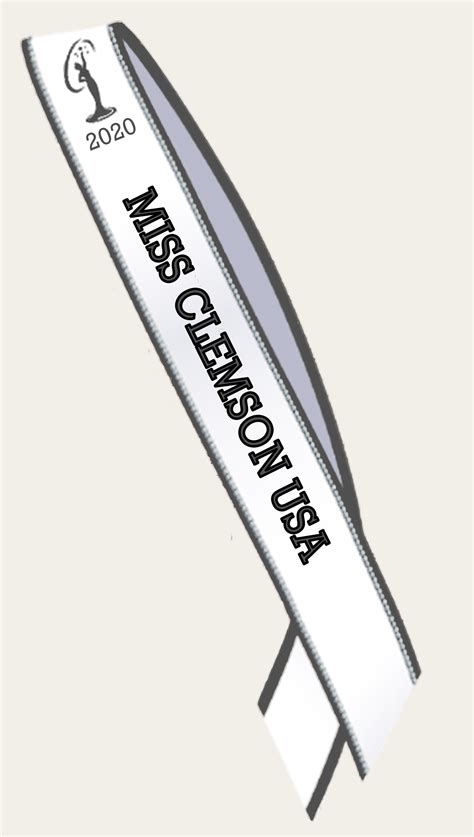 Miss Usa Preliminary Sash With Rhinestones Rpm Productions Inc