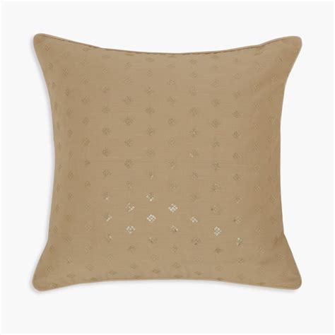 Buy Marshmallow Nude Sequin Cushion Cover From Home Centre At Just INR