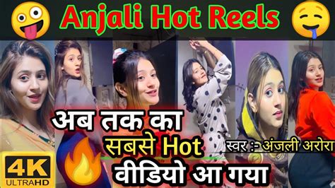 2022 Anjali Arora Hot Reels Anjali Sexy Videos New Treanding