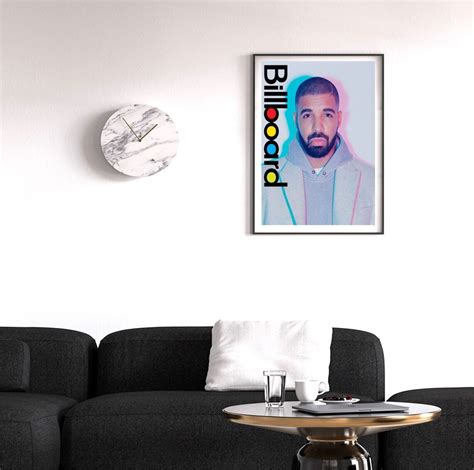 Drake Magazine Cover Poster drake PosterFashion PosterWall | Etsy