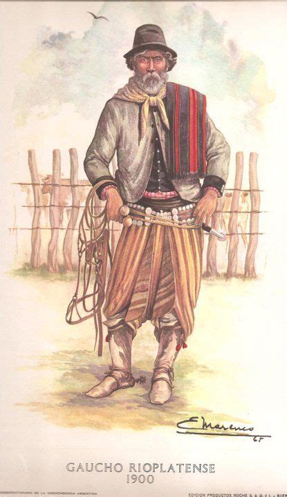 Eleodoro Marenco Gaucho Rioplatense Del Gaucho Gaucho