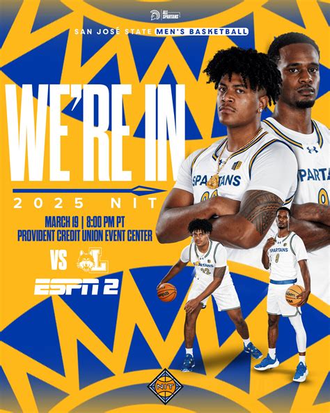 San José State Men’s Basketball Earns NIT Bid for First Time Since 1981