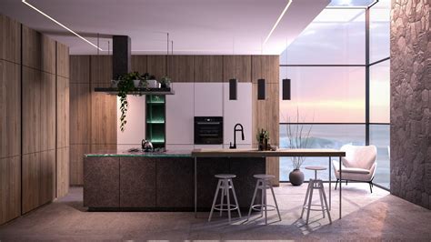 Sketchup Vray 5 Kitchen Interior Design Ideas 3 Youtube