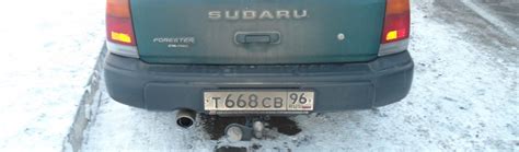 Выхлопная система — Subaru Forester (SF), 2,5 л, 1999 года | тюнинг ...
