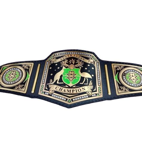 Wwe World Nxt Australian Championship Wrestling Belt Replica Wc Belts