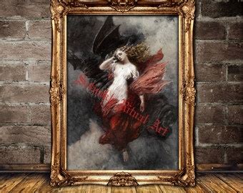 The Pact Dark Erotic Art Naked Witch And The Allegory Of Etsy