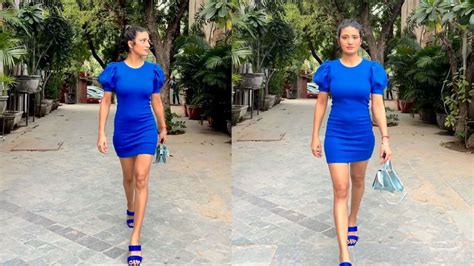 Shubman Gill Sister Shahneel Gill Hot Viral Photos In Short Skirt On