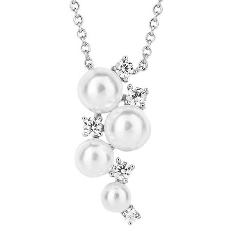 Collier Perle Et Zirconium En Argent Mon Bijou Maty