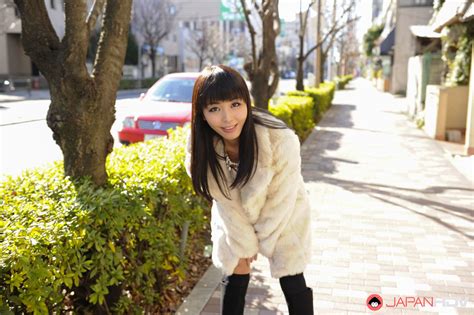 Playful Japanese Brunette Girl Marica Shows Off Her Sexy Curves Photos