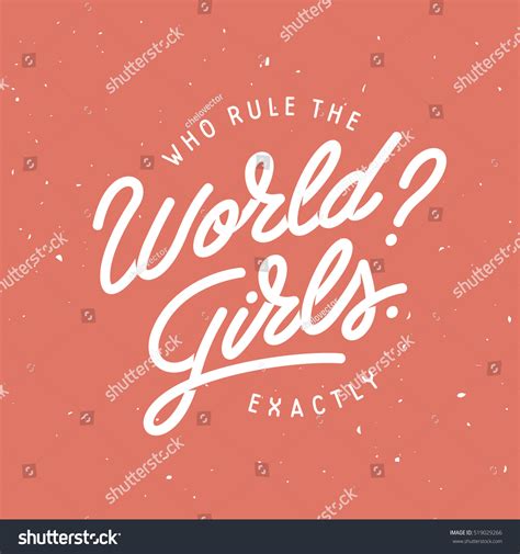 Who Rule World T Shirt Design Hand Stock Vector Royalty Free