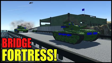 Massive Bridge Fortress Under Siege Ravenfield Battle Simulator Youtube