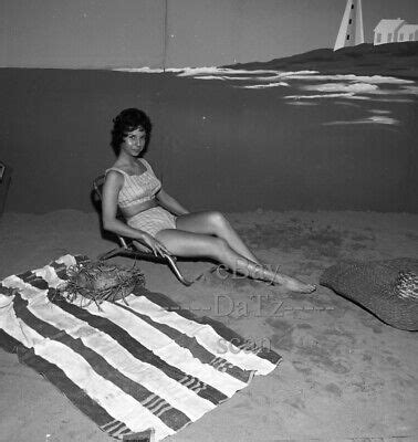 1960s Negative Sexy Brunette Pinup Girl In Bikini Cheesecake T940230 EBay