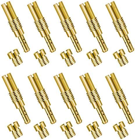 Minimprover 30PCS Carburetor Accessories Kit 10 Pcs Slow Pilot Jets And