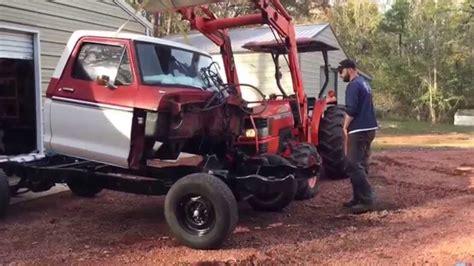 Video 19 1974 Ford F100 Frame Swap And Restoration Cab Mounted Back