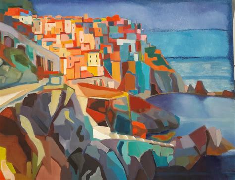 Cinque Terre Chantal Buissart Peinture