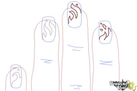 how to draw nail art