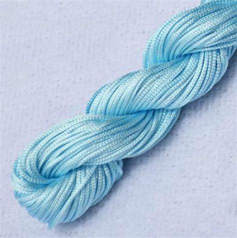 2mm Chinese Knot Satin Nylon Braided Cord Macrame Beading Rattail Wire