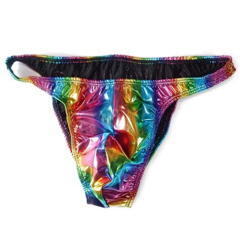 K R Men Sexy Bikini Metallic Swim Tricot Tanga Ebay