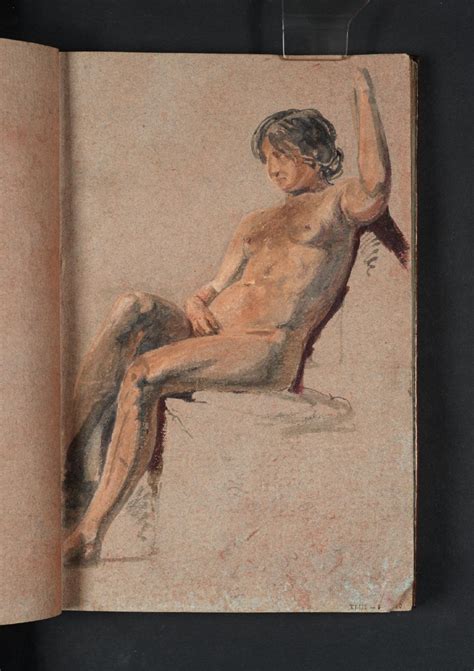 Joseph Mallord William Turner A Seated Female Nude With Raised Left