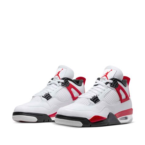 Air Jordan 4 Retro Red Cement Whitefire Red Black Neutral Grey Subtype