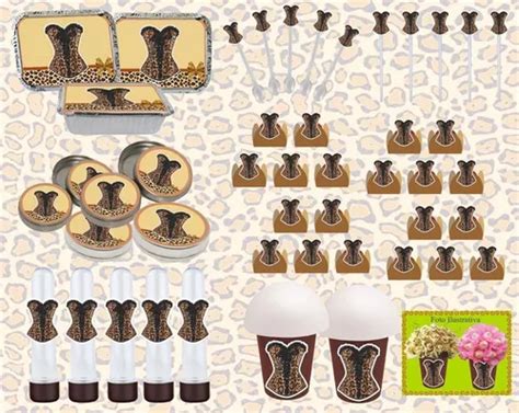Kit Festa Ch De Lingerie Oncinha Pe As Mercadolivre