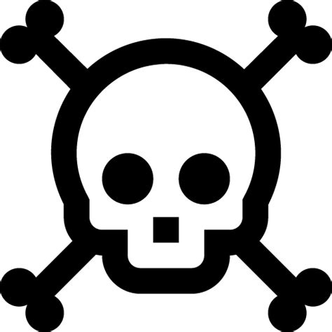 Skull Crossbones Icon Svg Png Free Download