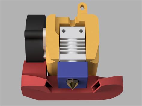Blowie Mk Custom Hot End Shroud With Bltouch Mount For Micro Swiss Direct Drive Extruder By