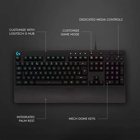 Buy Logitech G213 Prodigy Gaming Keyboard Lightsync Rgb Backlit Keys