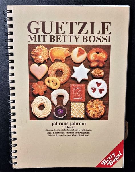 Backbuch Kochbuch Guetzle Mit Betty Bossi Auflage Kaufen Auf