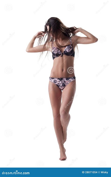 Beauty Woman Portrait In Lingerie Stock Photo Image Of Beauty