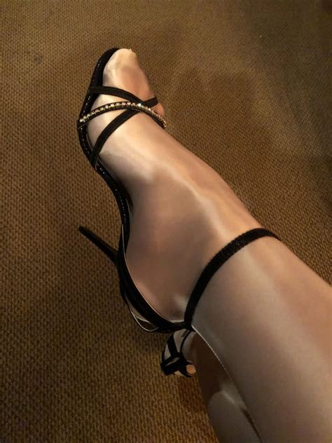 Wearing Shiny Pantyhose And Sexy High Heels 8 Nude Pics XHamster