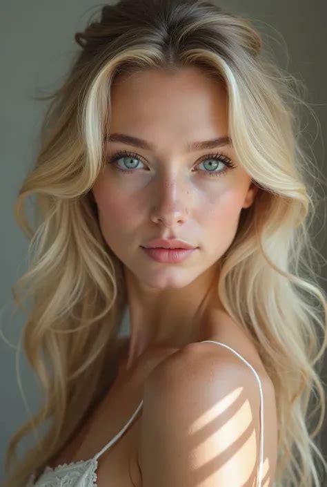 Blonde White Woman SeaArt AI