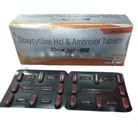 Doxycycline Hcl Ambroxol Tablet Strength 30 Mg At Rs 180 Box In Indore