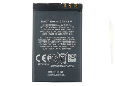 Nieuw BL-6Q batterij - nokia BL-6Q Mobiele telefoon accu 3.7V 970mAh/3 ...