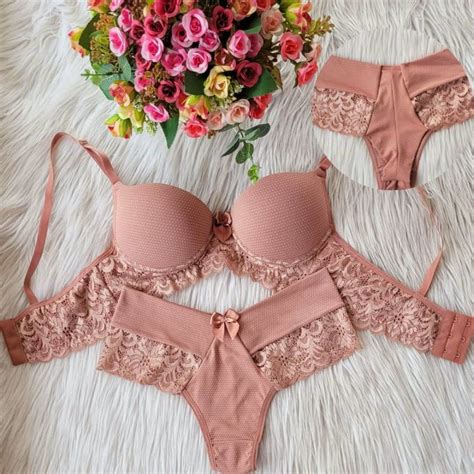 Tenda Da Moda Conjunto Lingerie Nude Charme A Beleza Discreta