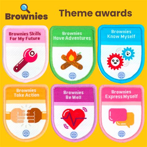 Brownies Theme Award Badges Girlguiding Anglia