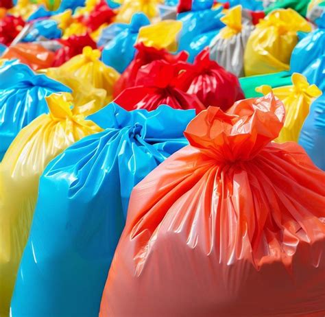 Мешки для мусора ПНД ролик зеленый - PolymerPlast