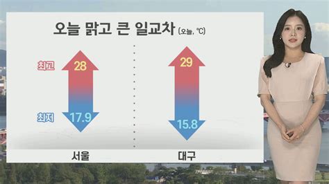 날씨 쾌청한 초가을 날씨연휴 맑고 큰 일교차 연합뉴스