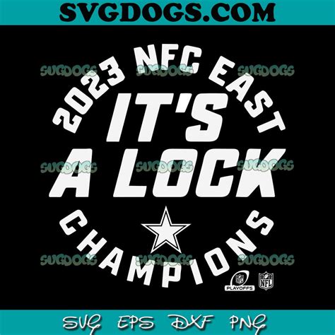 Cowboys NFC East Champions 2023 SVG