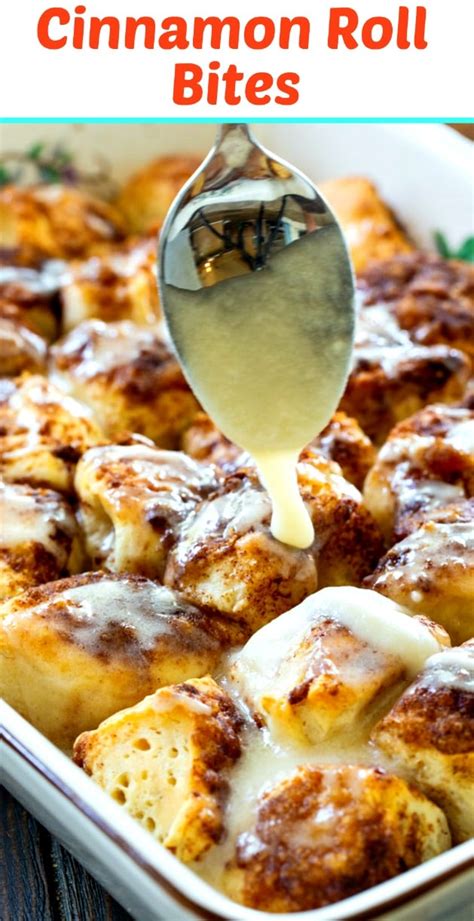 Easy Cinnamon Roll Bites - Spicy Southern Kitchen