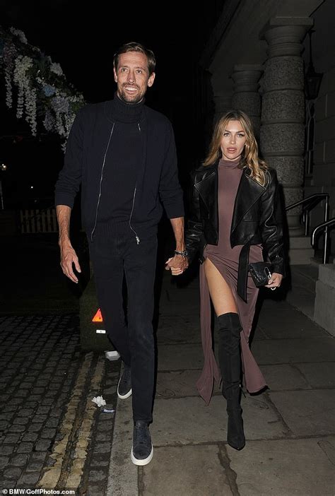 Abbey Clancy Puts On A Leggy Display On Fancy Dinner Date Night With