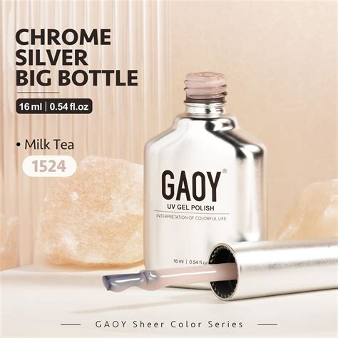 GAOY Jelly Nude Esmalte de uñas en gel onzas líquidas esmalte de gel translúcido con té