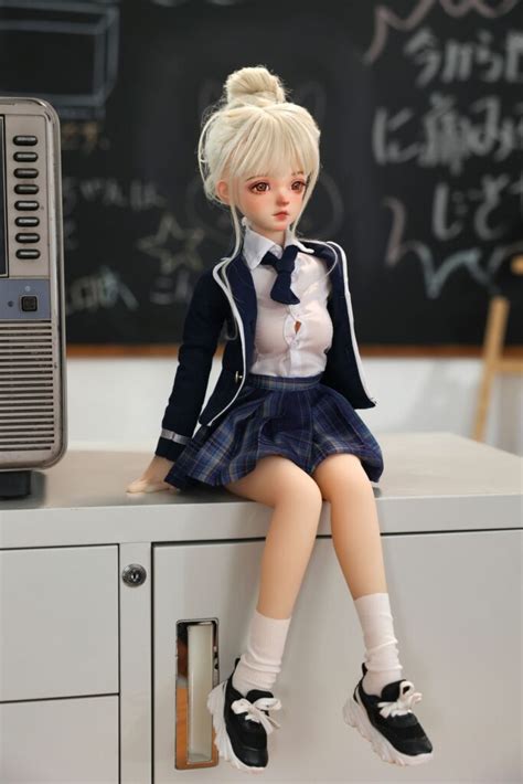 Fifi 1ft7 50cm Blonde Tiny Sex Doll With BJD Head VSDoll