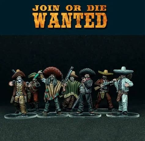 Wild West Mexican Outlaws On Foot Miniatures Etsy